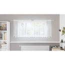 vidaXL Csipkés Függöny függönyökkel Fehér 80 x 200 cm Poliészter