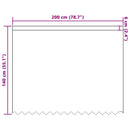 vidaXL Csipkés Függöny függönyökkel Fehér 140 x 200 cm Poliészter