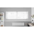 vidaXL Csipkés Függöny függönyökkel Fehér 120 x 300 cm Poliészter