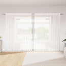 vidaXL Csipkés Függöny függönyökkel Fehér 200 x 300 cm Poliészter