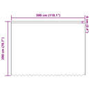 vidaXL Csipkés Függöny függönyökkel Fehér 200 x 300 cm Poliészter