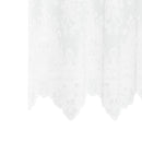 vidaXL Csipkés Függöny függönyökkel Fehér 300 x 300 cm Poliészter