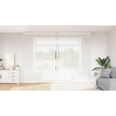 vidaXL Csipkés Függöny függönyökkel Fehér 300 x 300 cm Poliészter