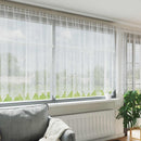 vidaXL Csipkés Függöny függönyökkel Fehér 220 x 500 cm Poliészter