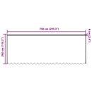 vidaXL Csipkés Függöny függönyökkel Fehér 280 x 750 cm Poliészter