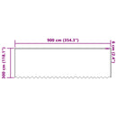 vidaXL Csipkés Függöny függönyökkel Fehér 300 x 900 cm Poliészter