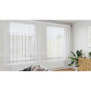 vidaXL Csipkés Függöny függönyökkel Fehér 200 x 1200 cm Poliészter