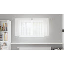 vidaXL Csipkés Függöny függönyökkel Fehér 80 x 150 cm Poliészter