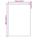 vidaXL Csipkés Függöny függönyökkel Fehér 200 x 150 cm Poliészter