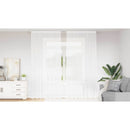 vidaXL Csipkés Függöny függönyökkel Fehér 280 x 200 cm Poliészter