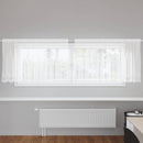vidaXL Csipkés Függöny függönyökkel Fehér 80 x 300 cm Poliészter