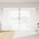 vidaXL Csipkés Függöny Fehér 220 x 300 cm Poliészter