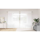 vidaXL Csipkés Függöny függönyökkel Fehér 300 x 245 cm Poliészter