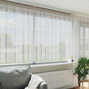 vidaXL Csipkés Függöny függönyökkel Fehér 160 x 900 cm Poliészter
