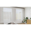 vidaXL Csipkés Függöny függönyökkel Fehér 200 x 900 cm Poliészter