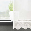 vidaXL Csipkés Függöny függönyökkel Fehér 245 x 900 cm Poliészter