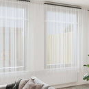 vidaXL Csipkés Függöny függönyökkel Fehér 260 x 1200 cm Poliészter
