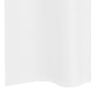 vidaXL Voile Függöny függönyökkel 2 pcs Fehér 140 x 140 cm Poliészter