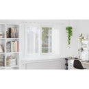 vidaXL Voile Függöny függönyökkel 2 pcs Fehér 175 x 140 cm Poliészter