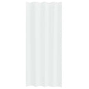 vidaXL Voile Függöny függönyökkel 2 pcs Fehér 225 x 140 cm Poliészter