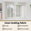 vidaXL Voile Függöny függönyökkel 2 pcs Krém 140 x 140 cm Poliészter