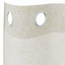 vidaXL Voile Függöny 2 db Krém 225 x 140 cm Poliészter
