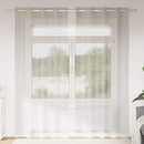 vidaXL Voile Függöny 2 db Krém 225 x 140 cm Poliészter