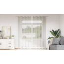 vidaXL Voile Függöny függönyökkel 2 pcs Krém 245 x 140 cm Poliészter
