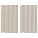 vidaXL Voile Függöny 2 pcs Homokszín 140 x 140 cm Poliészter
