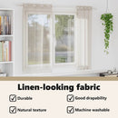vidaXL Voile Függöny 2 pcs Homokszín 175 x 140 cm Poliészter