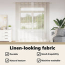 vidaXL Voile Függöny 2 pcs Homokszín 260 x 140 cm Poliészter