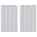 vidaXL Voile Függöny 2 pcs Világosszürke 140 x 140 cm Poliészter