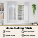 vidaXL Voile Függöny 2 pcs Világosszürke 175 x 140 cm Poliészter