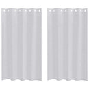 vidaXL Voile Függöny 2 pcs Világosszürke 175 x 140 cm Poliészter