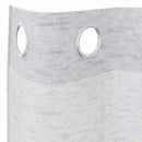 vidaXL Voile Függöny 2 db Világosszürke 225 x 140 cm Poliészter