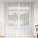 vidaXL Voile Függöny 2 db Világosszürke 225 x 140 cm Poliészter