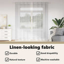 vidaXL Voile Függöny 2 pcs Világosszürke 225 x 140 cm Poliészter