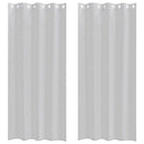 vidaXL Voile Függöny 2 pcs Világosszürke 245 x 140 cm Poliészter