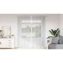 vidaXL Voile Függöny 2 pcs Világosszürke 260 x 140 cm Poliészter