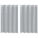 vidaXL Voile Függöny 2 pcs Sötétszürke 140 x 140 cm Poliészter