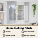 vidaXL Voile Függöny 2 pcs Sötétszürke 175 x 140 cm Poliészter