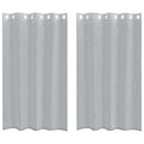 vidaXL Voile Függöny 2 pcs Sötétszürke 175 x 140 cm Poliészter