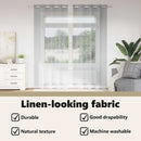 vidaXL Voile Függöny 2 pcs Sötétszürke 245 x 140 cm Poliészter