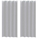 vidaXL Voile Függöny 2 pcs Sötétszürke 245 x 140 cm Poliészter