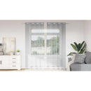vidaXL Voile Függöny 2 pcs Sötétszürke 260 x 140 cm Poliészter