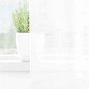 vidaXL Voile Függöny függönyökkel 2 pcs Fehér 225 x 140 cm Poliészter