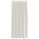 vidaXL Voile Függöny függönyökkel 2 pcs Krém 175 x 140 cm Poliészter