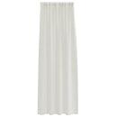 vidaXL Voile Függöny függönyökkel 2 pcs Krém 225 x 140 cm Poliészter