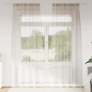 vidaXL Voile Függöny 2 pcs Homokszín 245 x 140 cm Poliészter