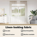 vidaXL Voile Függöny 2 pcs Homokszín 245 x 140 cm Poliészter